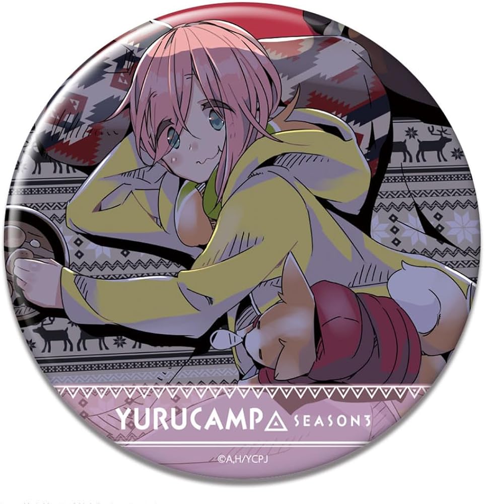 Amazon | ゆるキャン△ SEASON3 缶バッジ 各務原なでしこ A KBAN-Y004